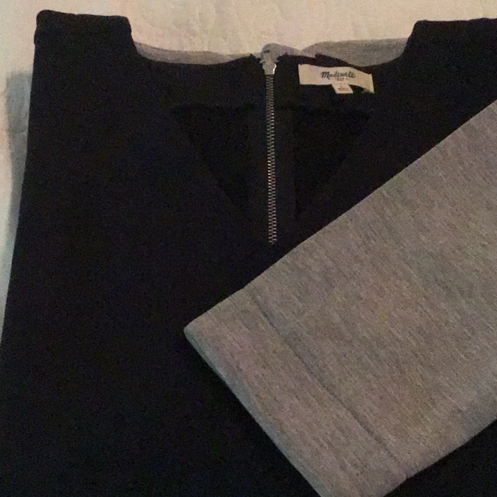 Madewell Blocked long sleeved sweatshirt sweater